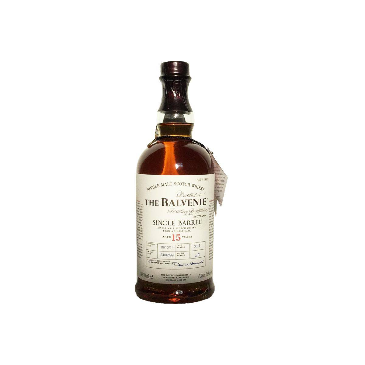 The Balvenie Single Cask 1999 15 Years Single Malt Whisky