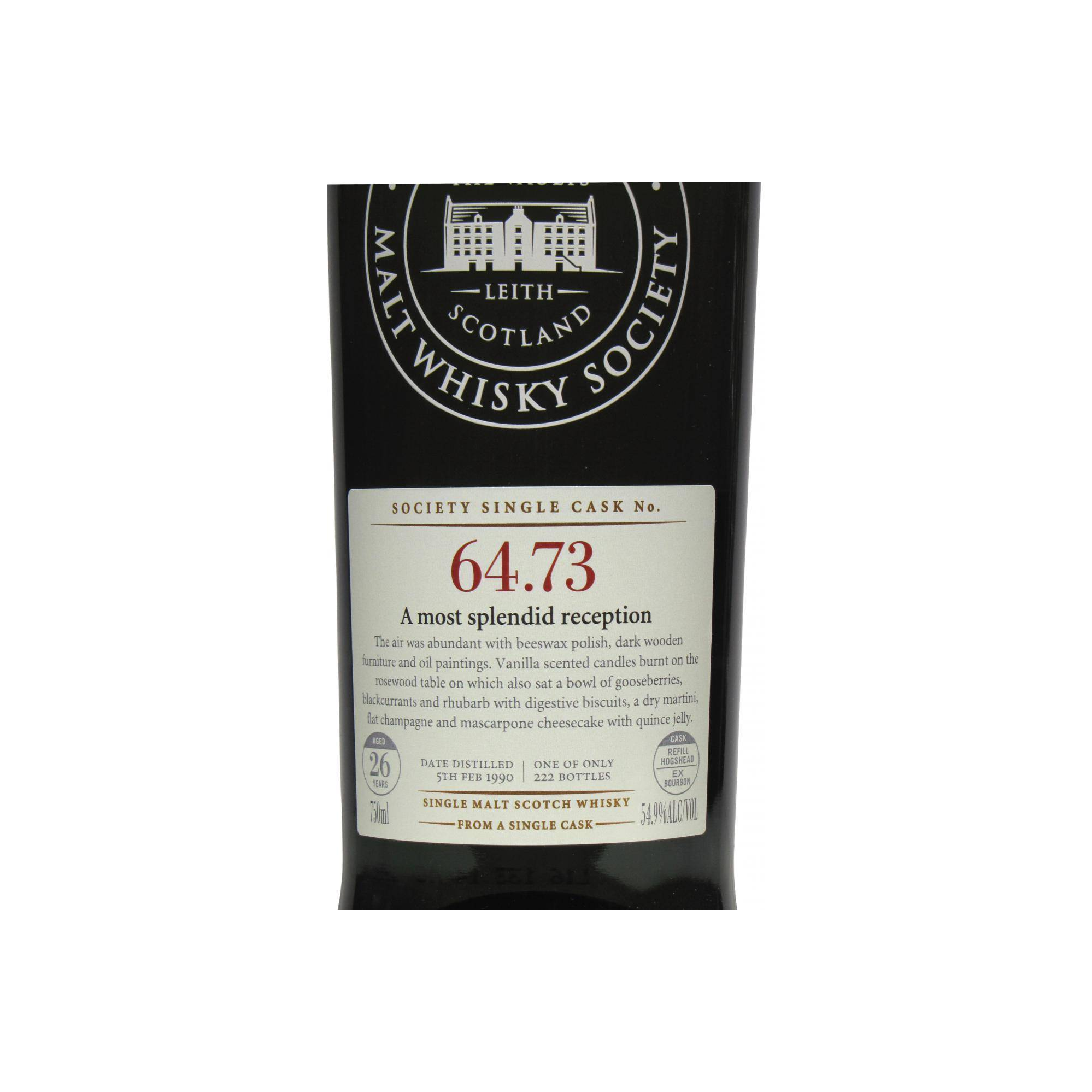 The Scotch Malt Whisky Society 1990 26 Years Single Malt Whisky 2