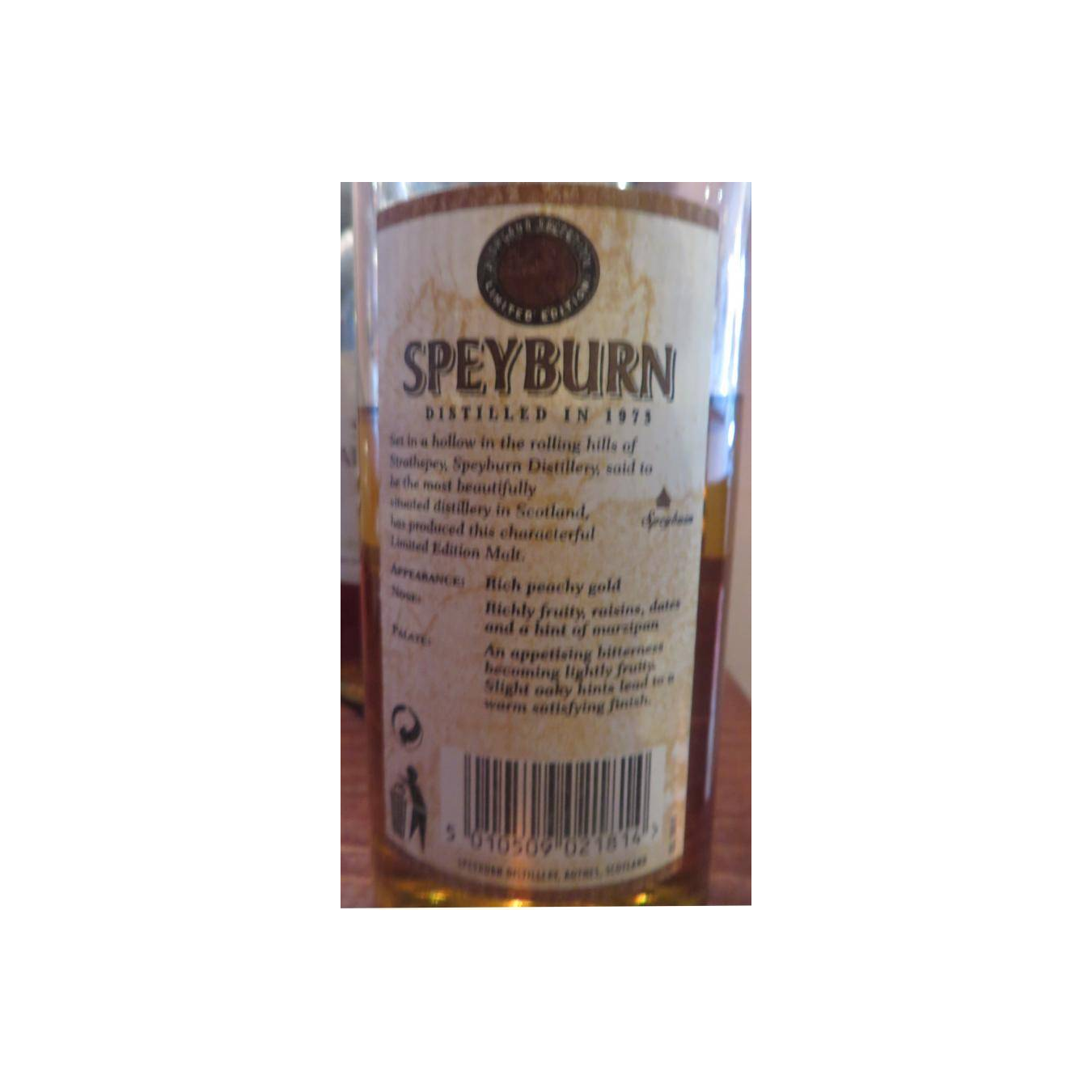 Spey 1973 27 Years Single Malt Whisky 3
