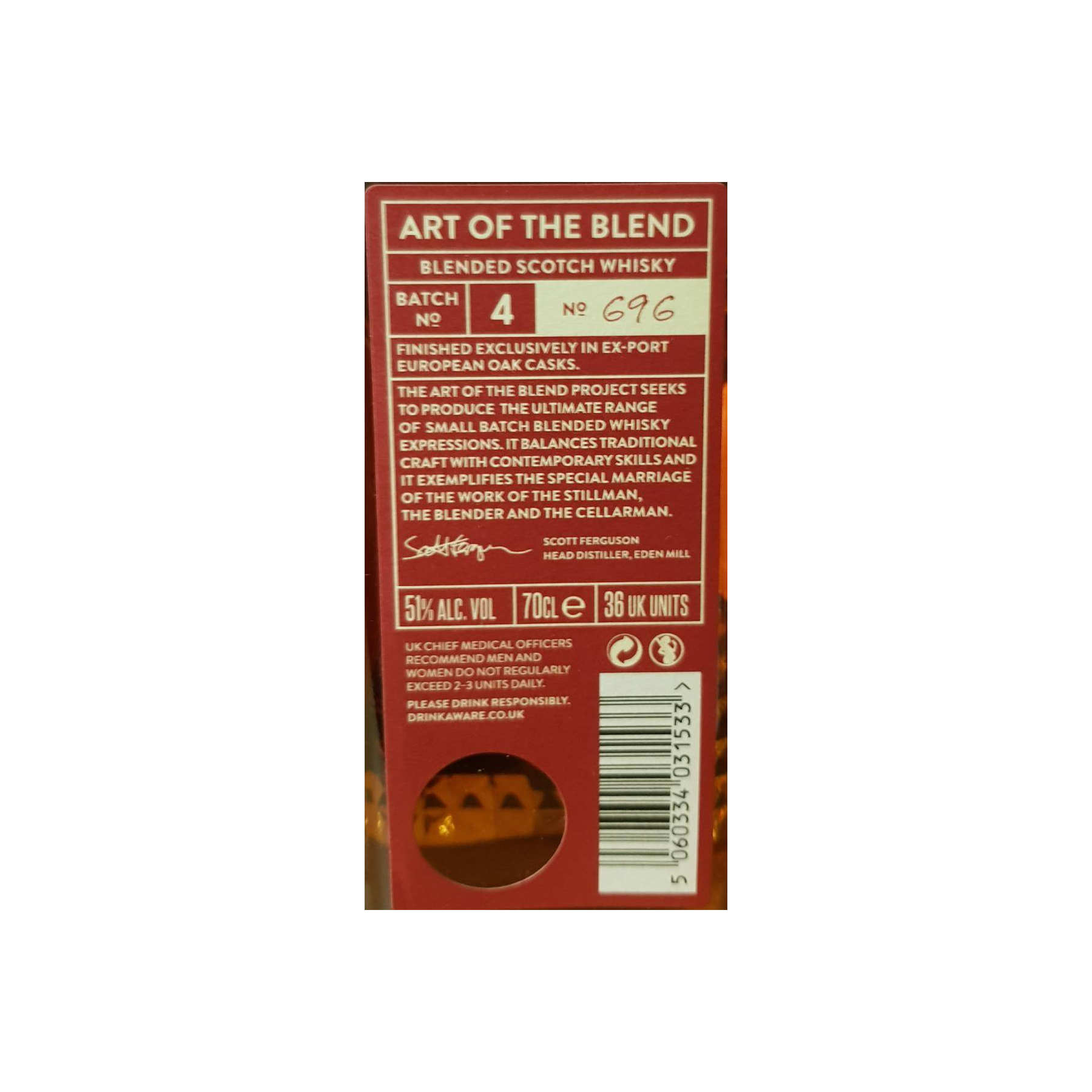 The Scotch Malt Whisky Society Blended Whisky 3