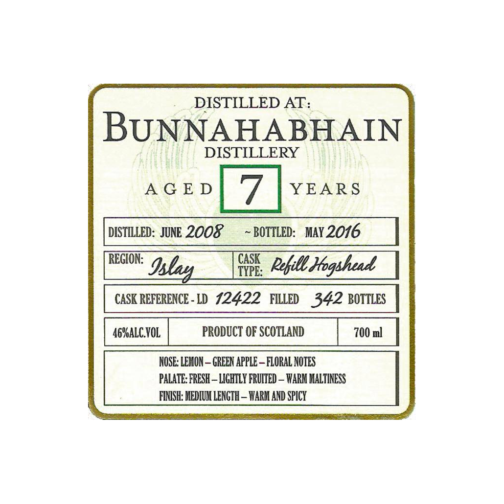 Bunnahabhain 2008 7 Years Single Malt Whisky 2
