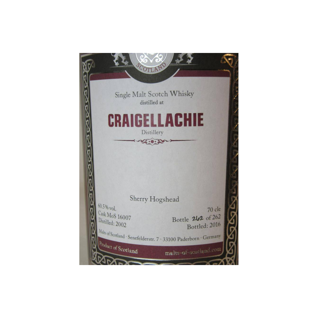 Craigellachie 2002 14 Years Single Malt Whisky
