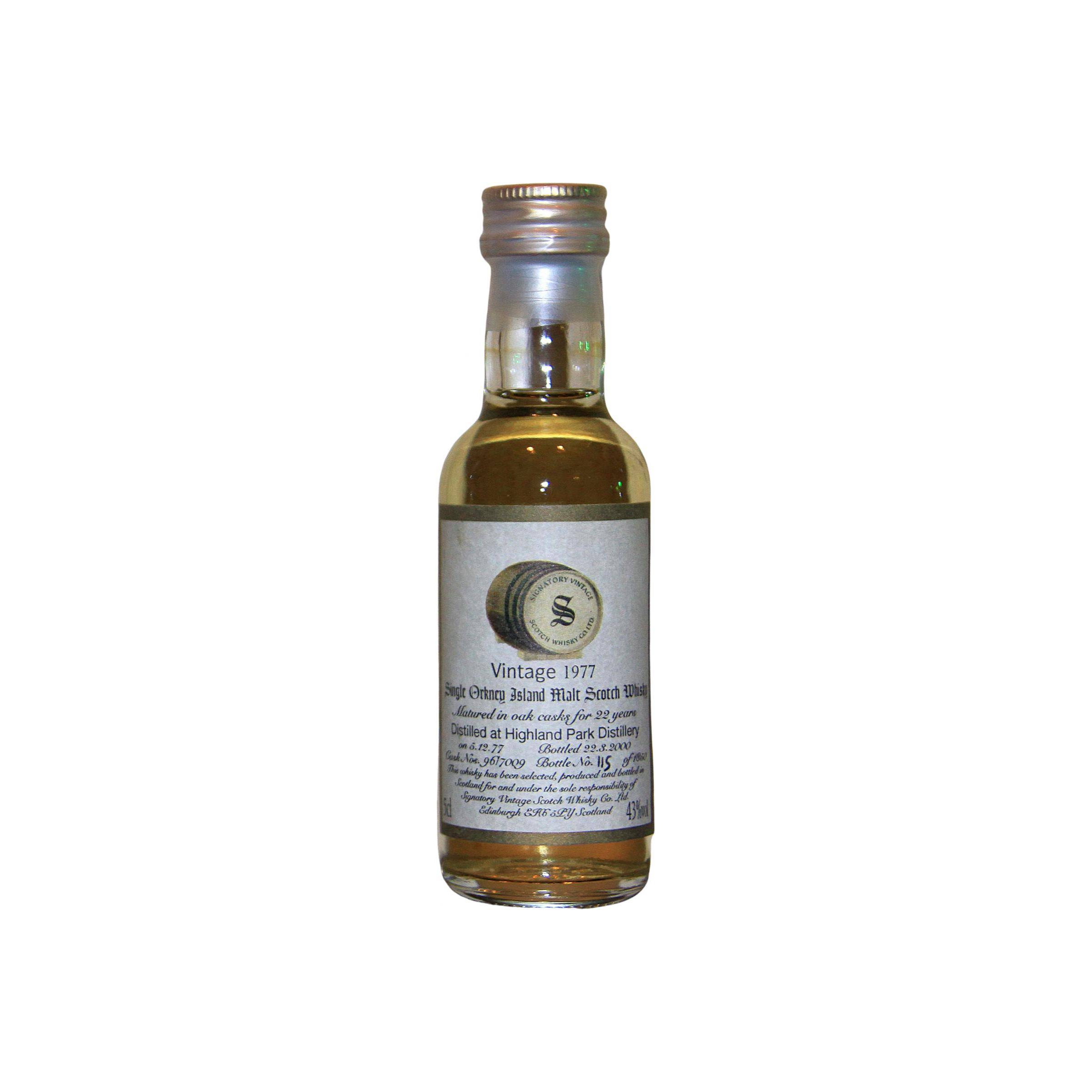 Highland Park 1977 22 Years Single Malt Whisky 2