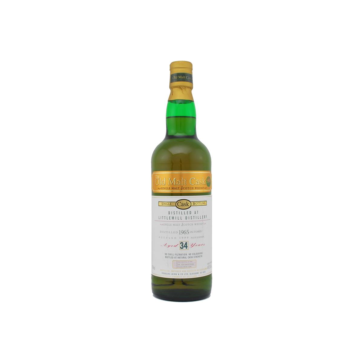 Littlemill Old Malt Cask 1965 34 Years Single Malt Whisky