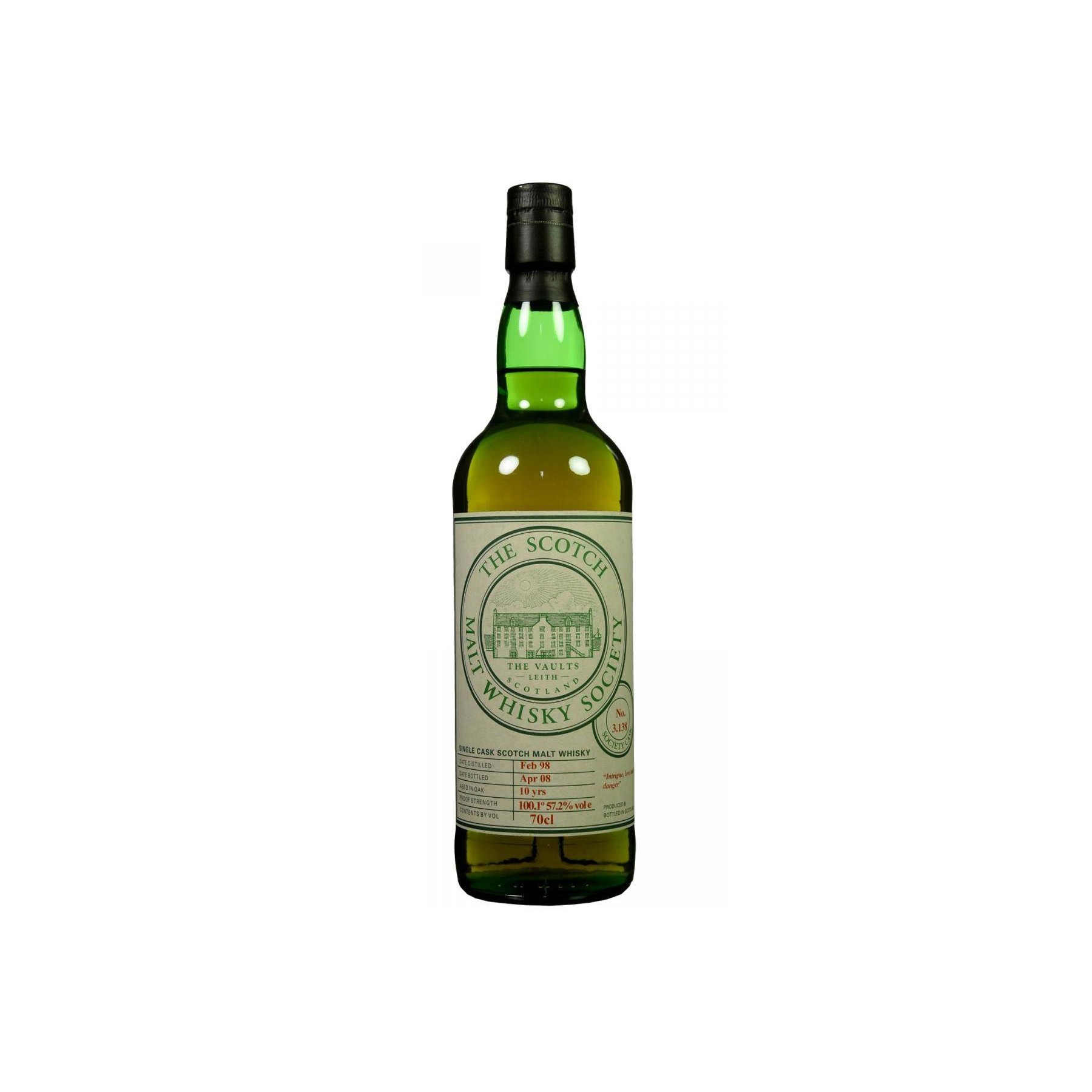 The Scotch Malt Whisky Society 1998 10 Years Single Malt Whisky