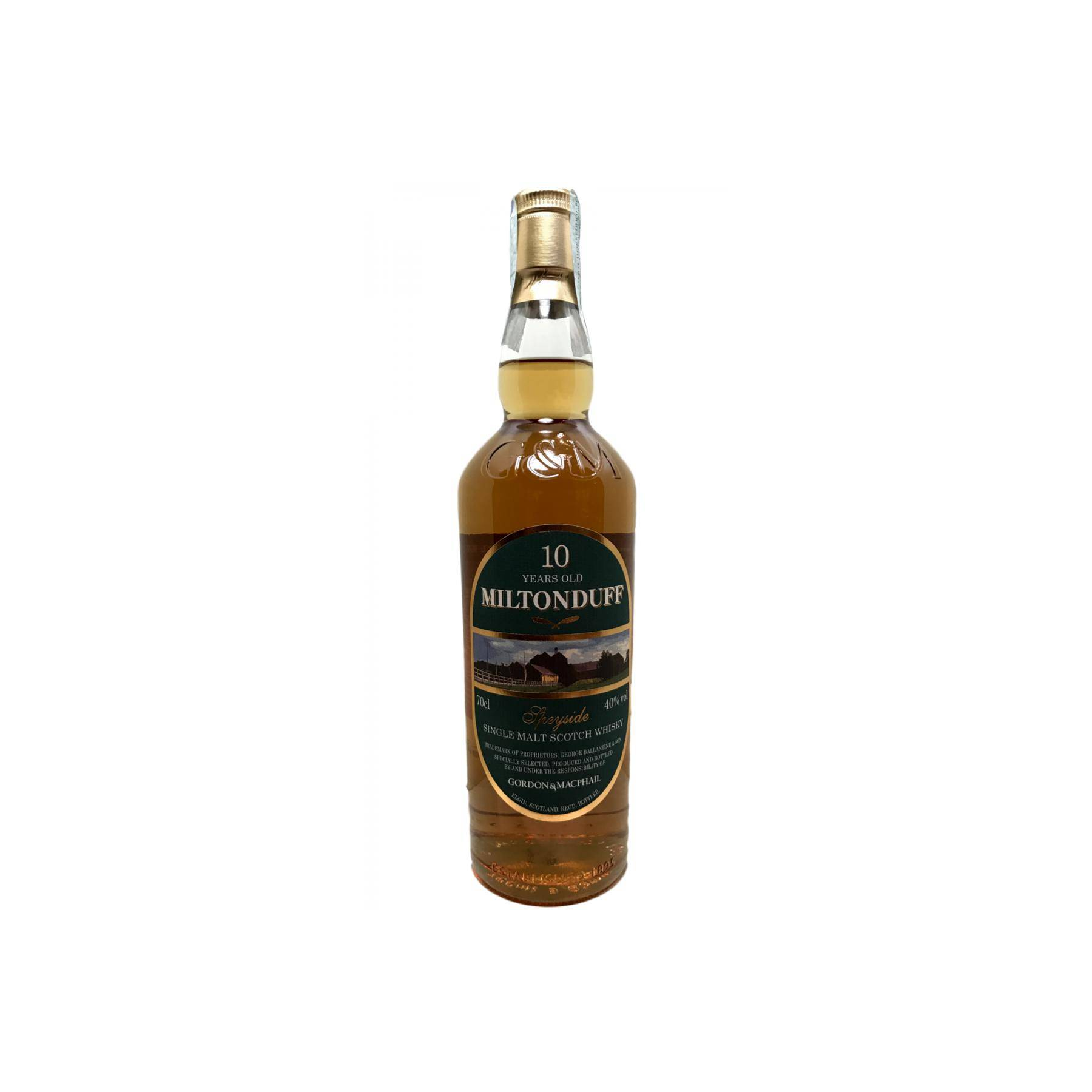 Miltonduff Licensed Bottling 10 Years Single Malt Whisky