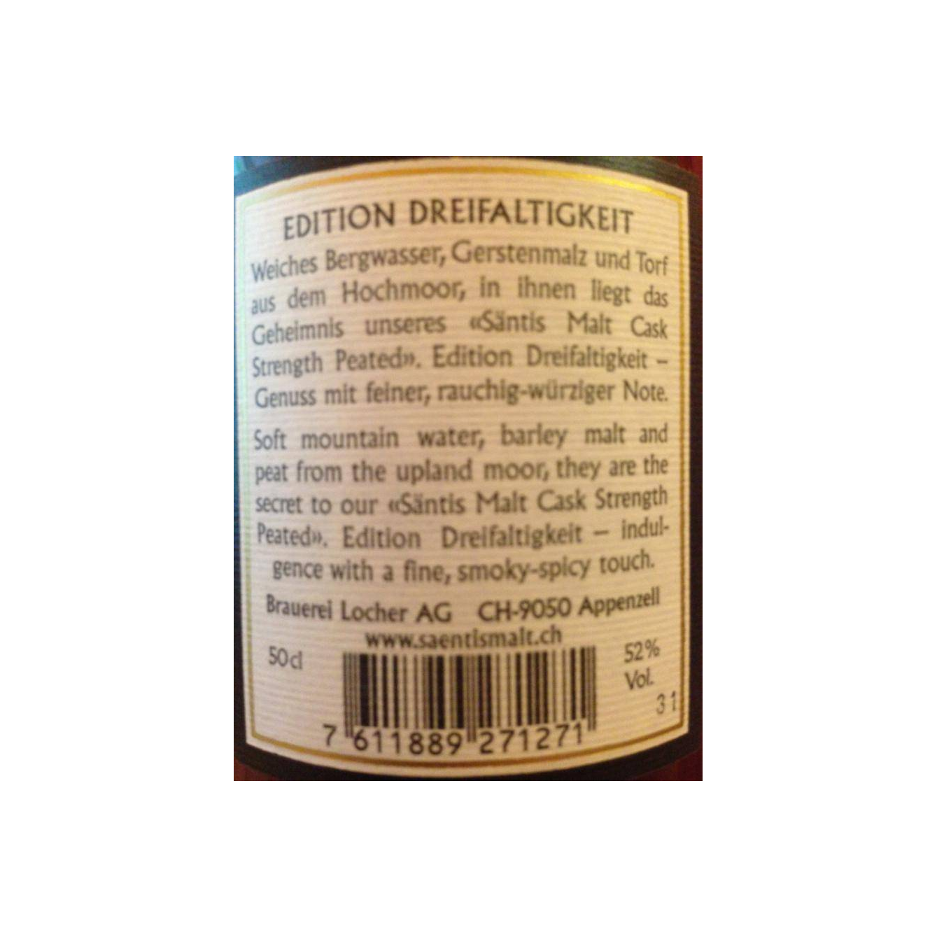Säntis Malt Single Malt Whisky 3
