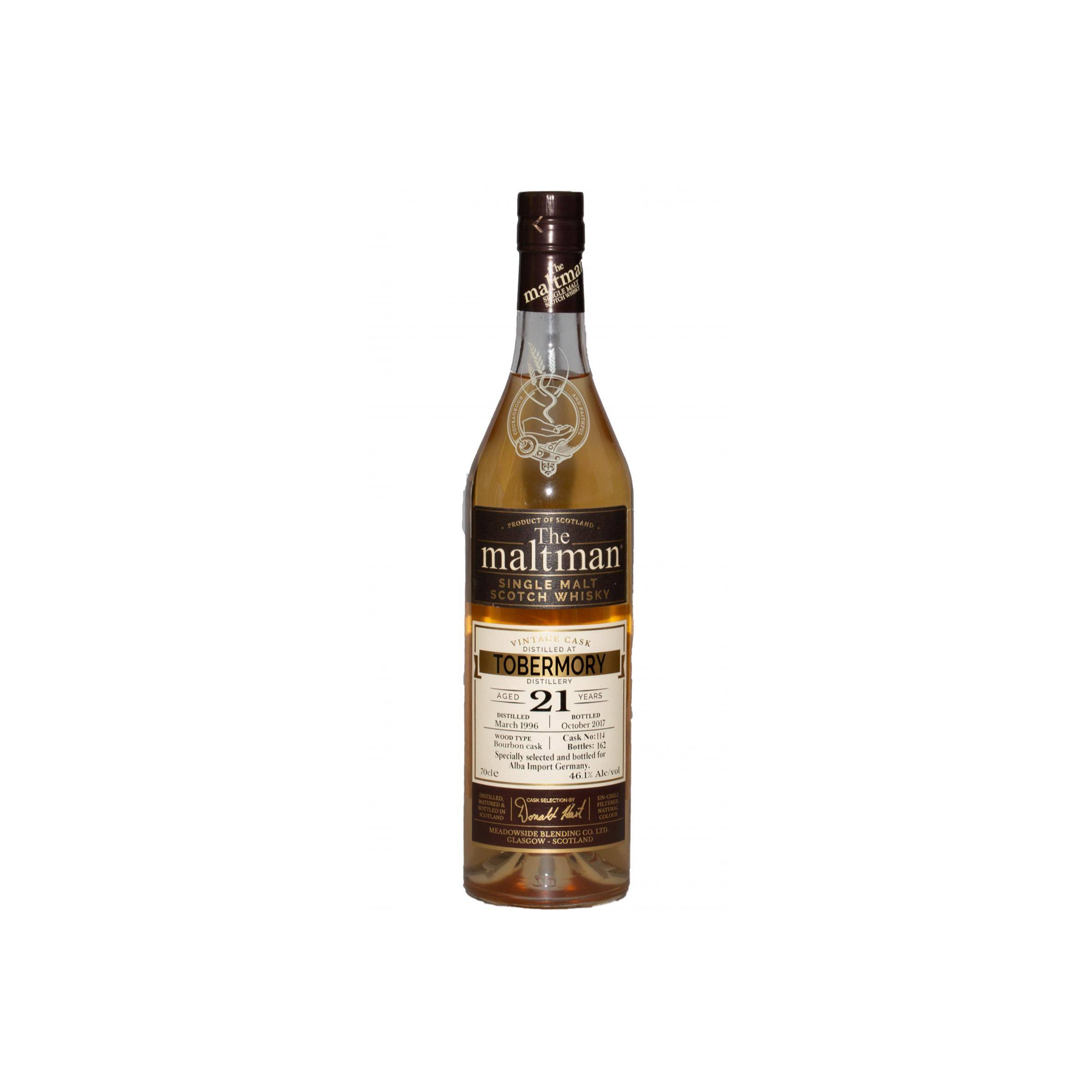 Tobermory 1996 21 Years Single Malt Whisky