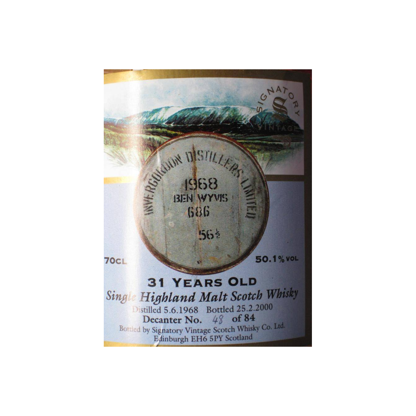 Ben Wyvis 1968 31 Years Single Malt Whisky 2