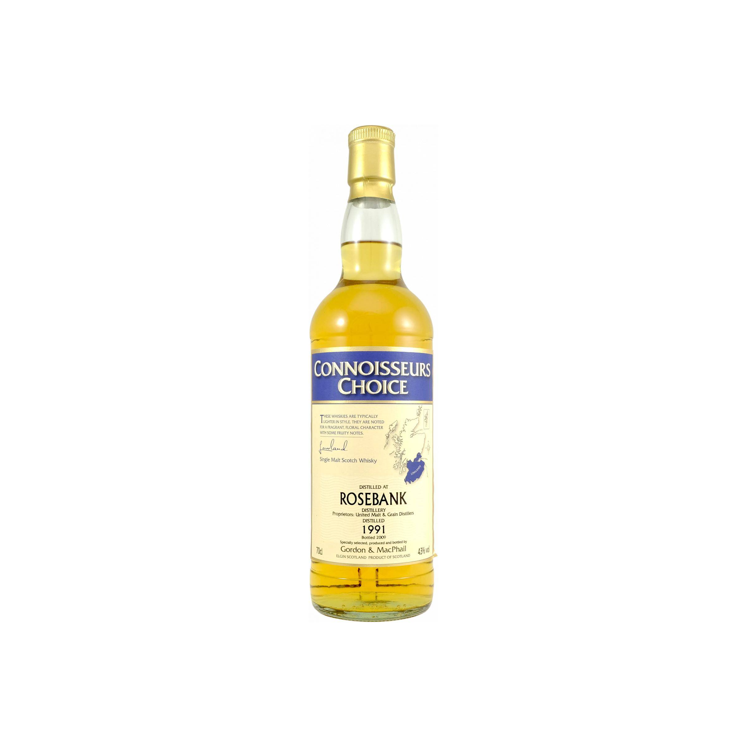 Rosebank Connoisseurs Choice 1991 17 Years Single Malt Whisky