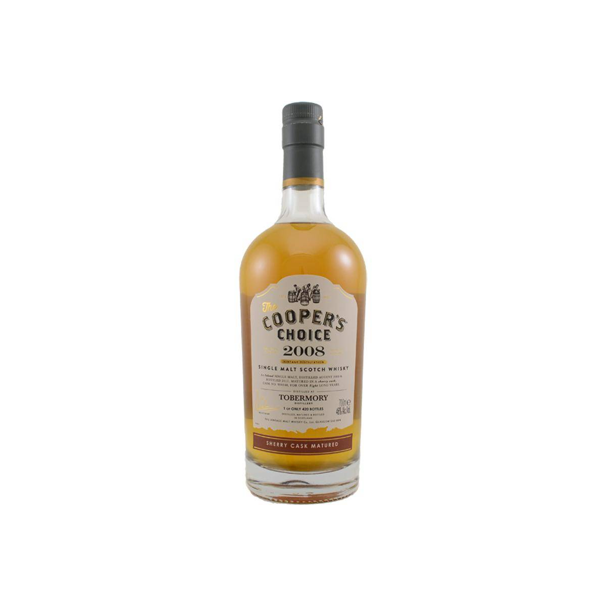 Tobermory The Cooper's Choice 2008 8 Years Single Malt Whisky