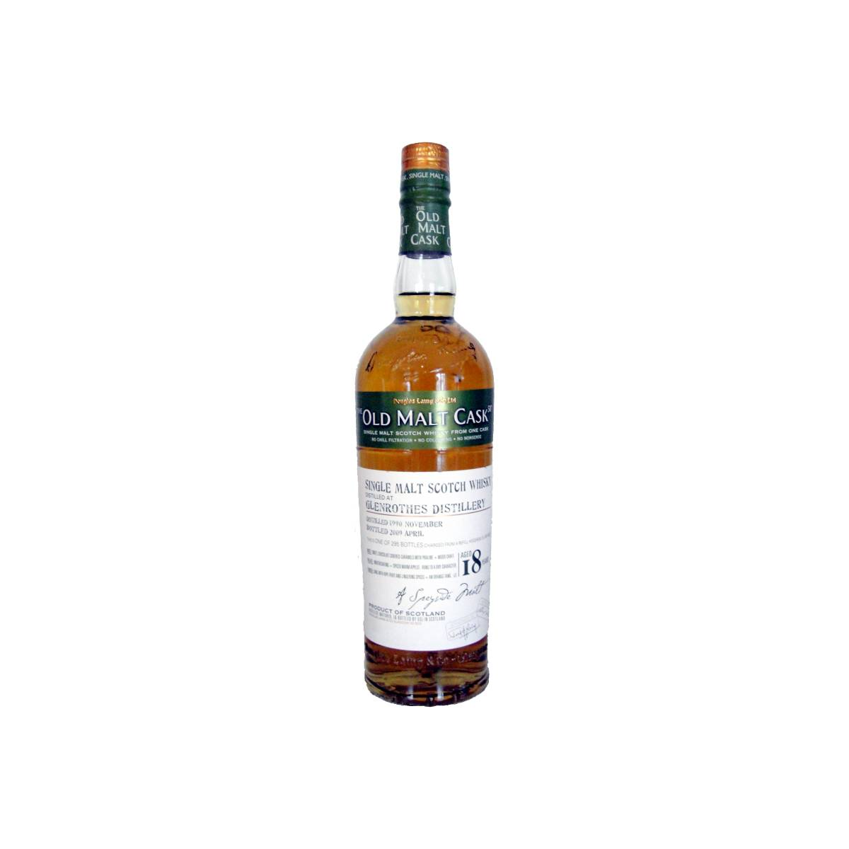The Glenrothes Old Malt Cask 1990 18 Years Single Malt Whisky