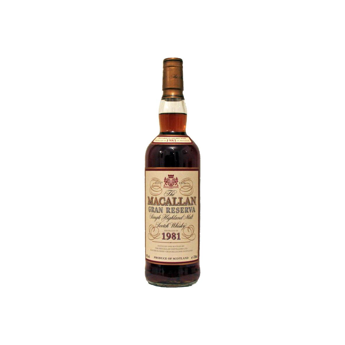 The Macallan 1981 Single Malt Whisky