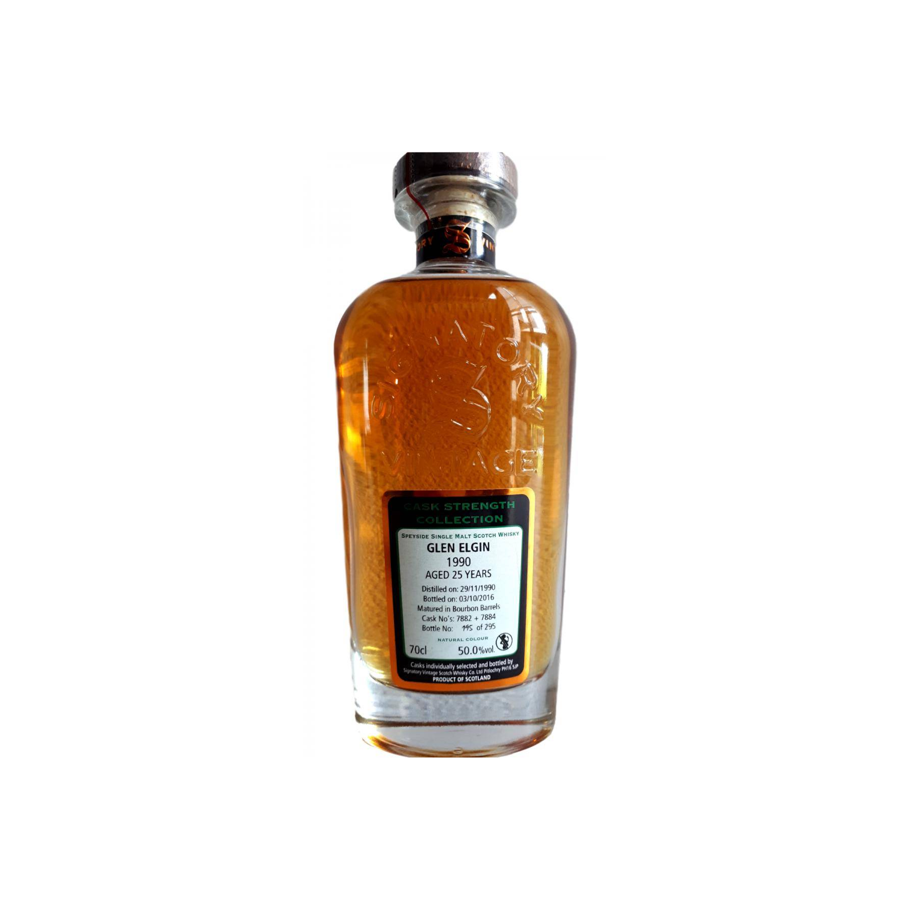 Glen Elgin Cask Strength Collection 1990 25 Years Single Malt Whisky