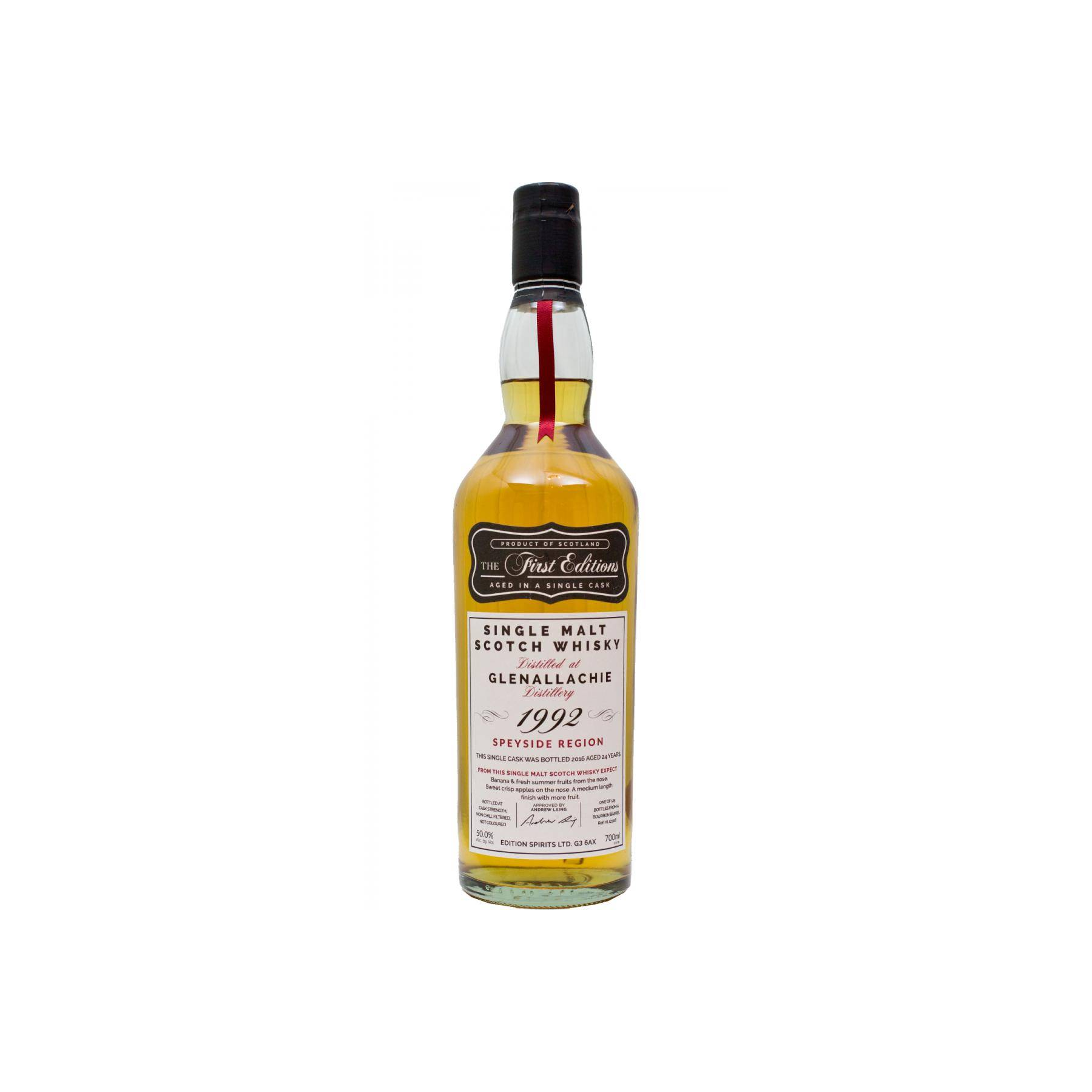 The GlenAllachie The First Editions 1992 24 Years Single Malt Whisky