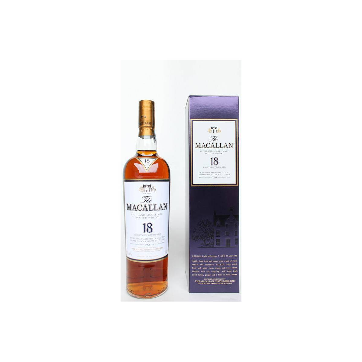 The Macallan 1996 18 Years Single Malt Whisky 2