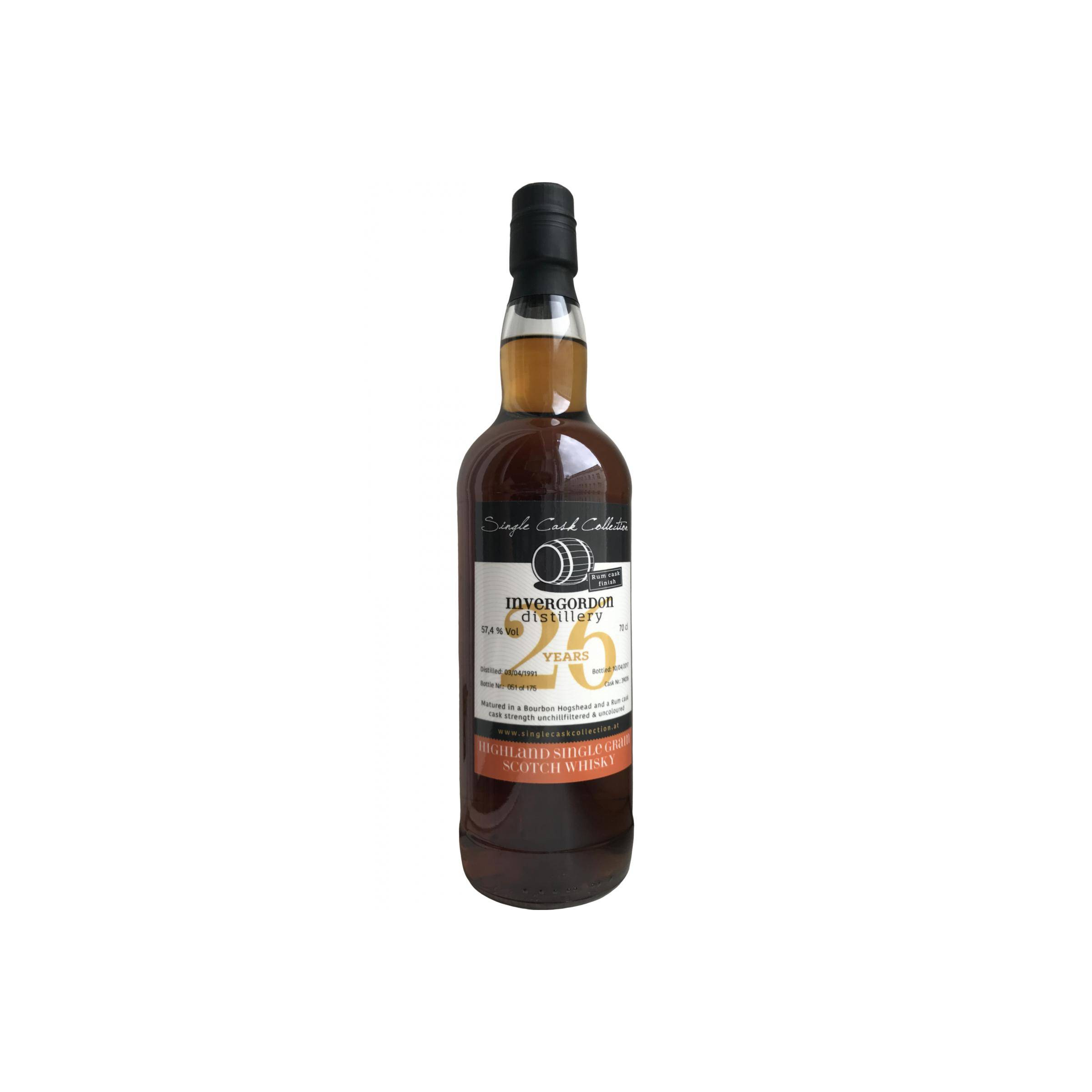 Invergordon 1991 26 Years Single Grain Whisky