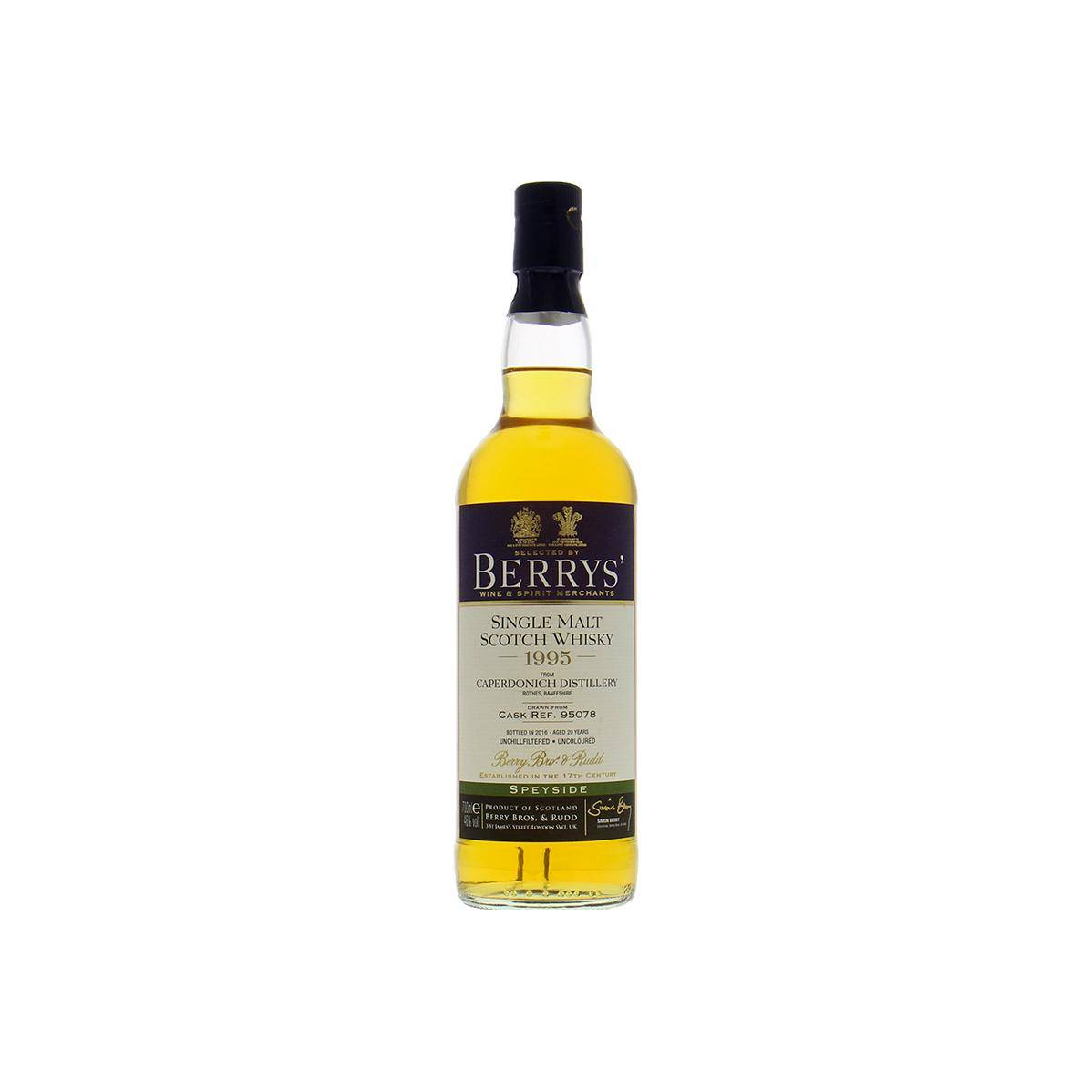 Caperdonich 1995 20 Years Single Malt Whisky