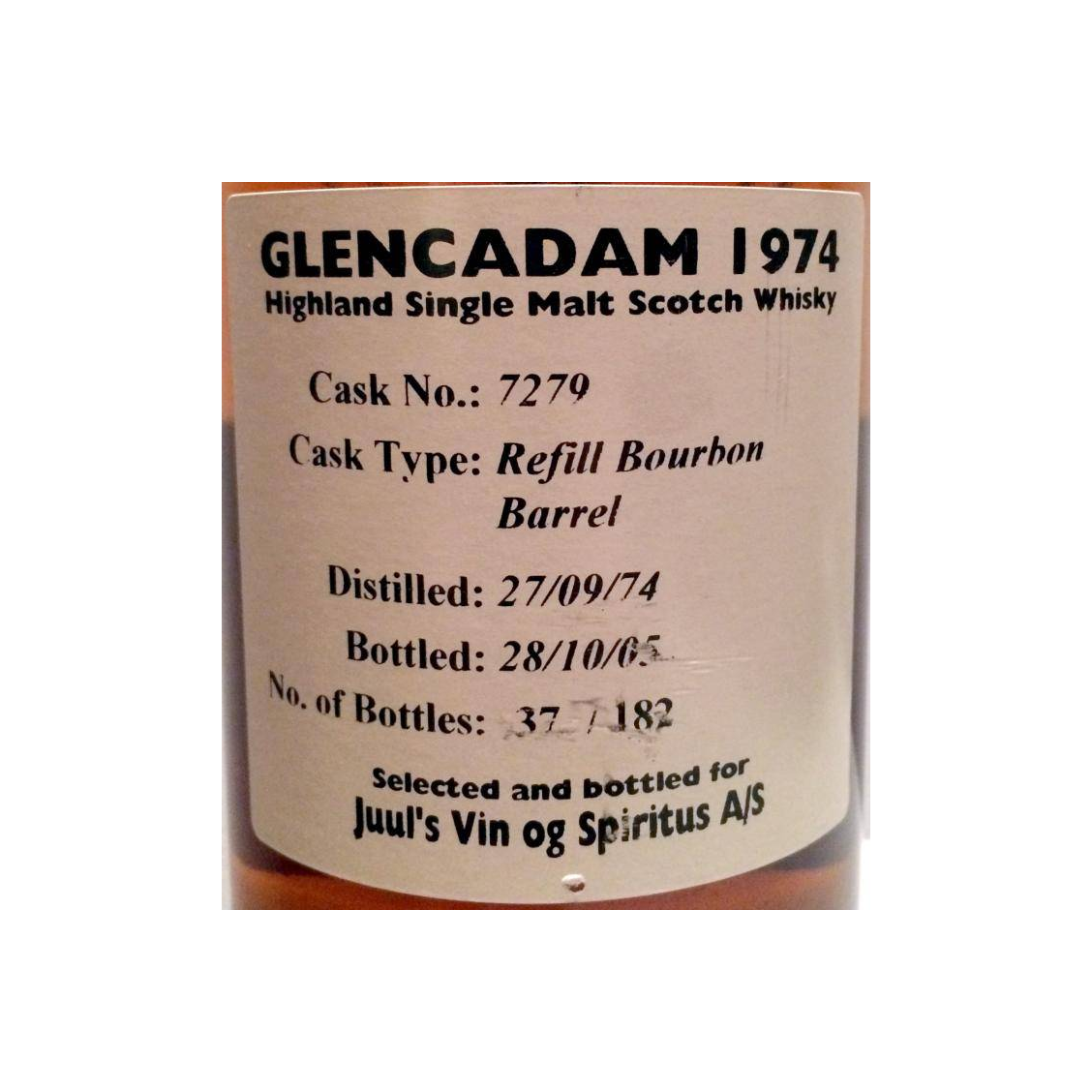 Glencadam Reserve 1974 31 Years Single Malt Whisky 2
