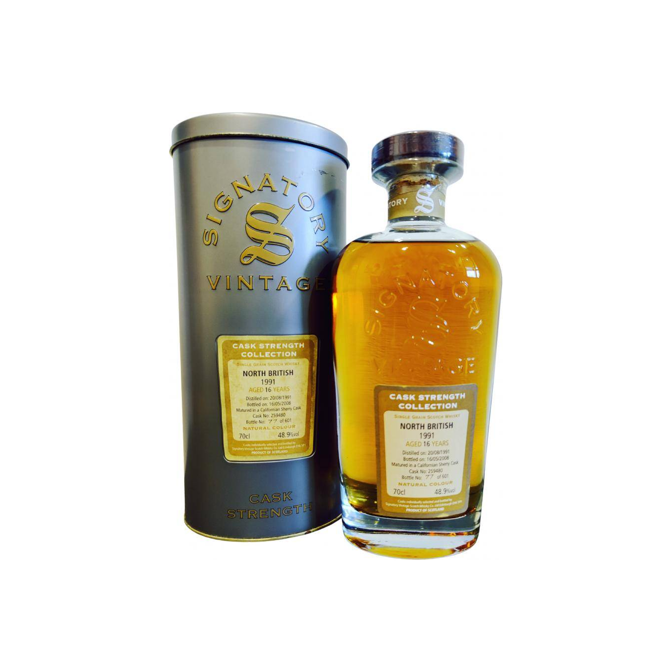 North British Cask Strength Collection 1991 16 Years Single Grain Whisky 2
