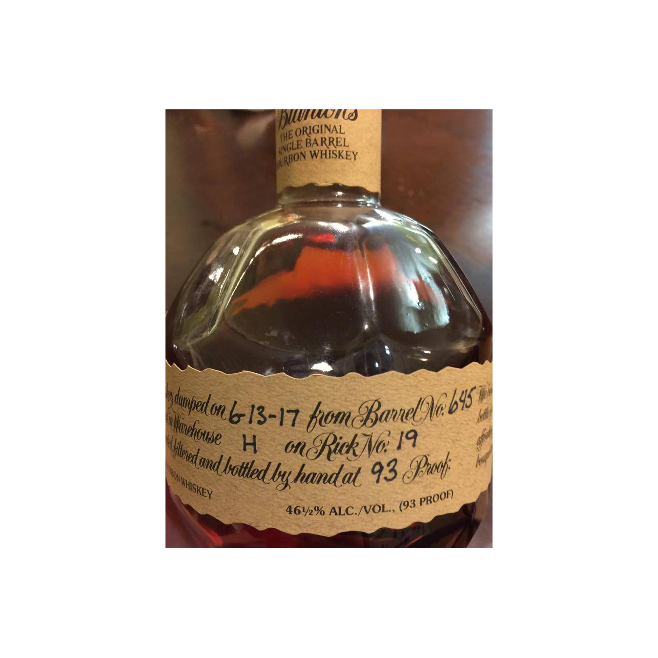 Blanton's Single Barrel Bourbon Whiskey Bourbon Whisky