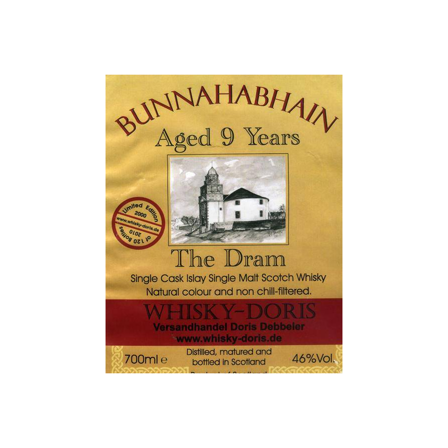 Bunnahabhain 2000 9 Years Single Malt Whisky