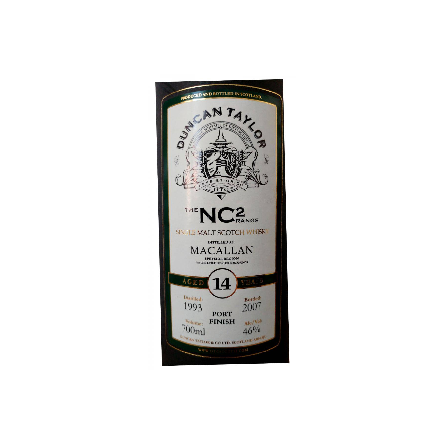 The Macallan 1993 14 Years Single Malt Whisky
