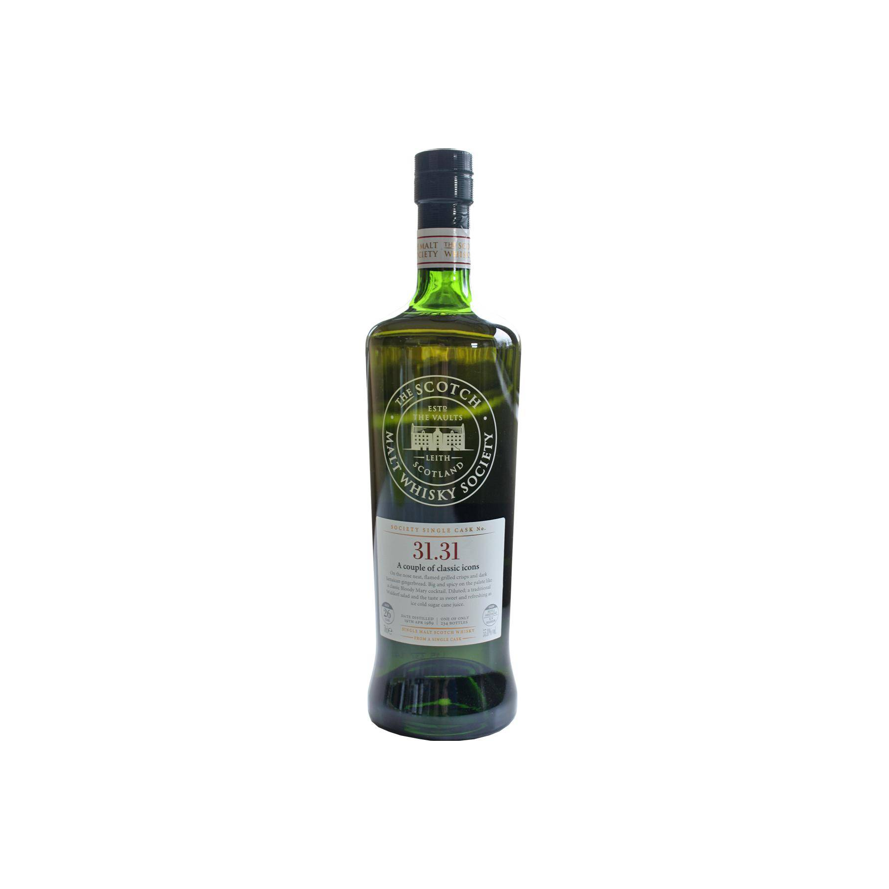 The Scotch Malt Whisky Society 1989 26 Years Single Malt Whisky