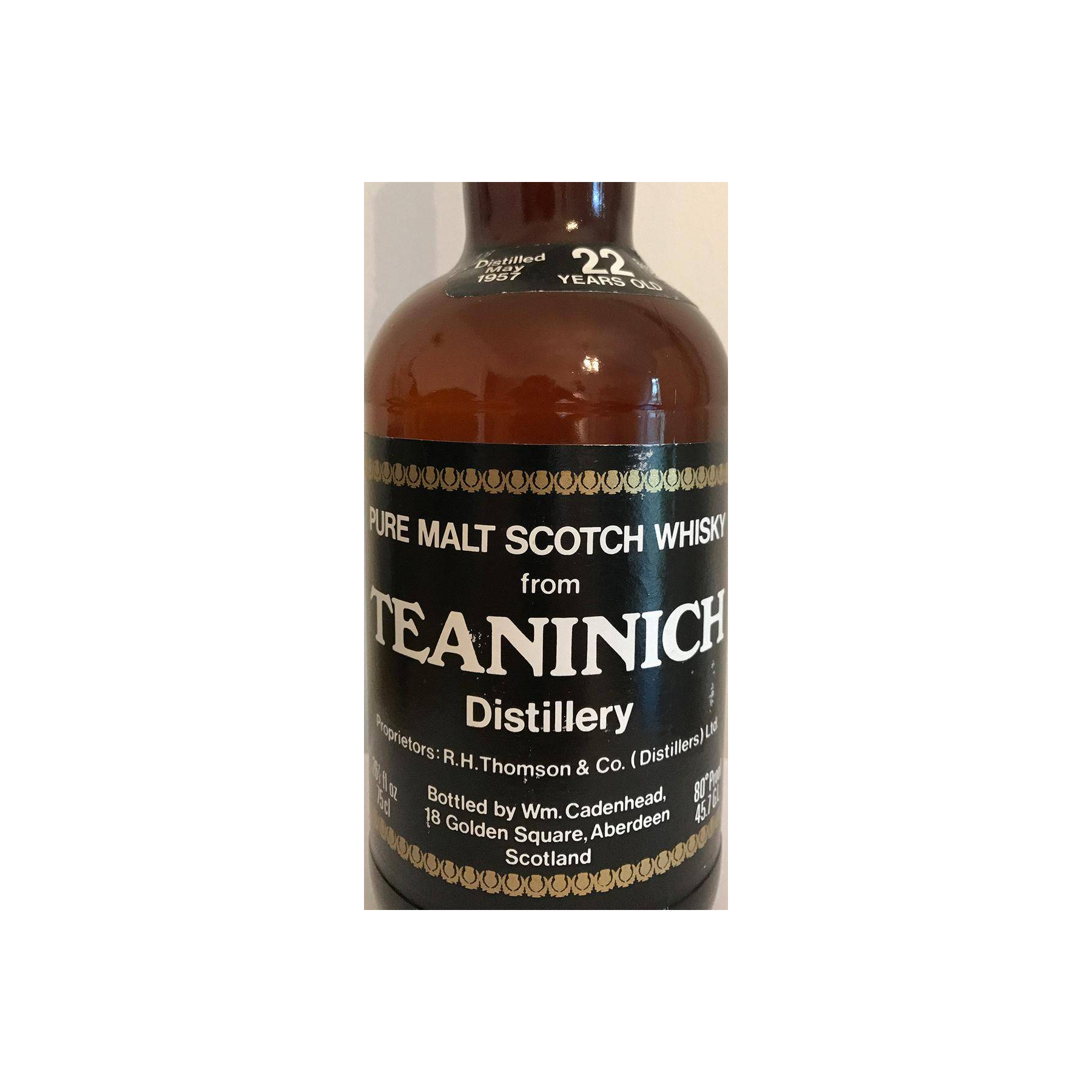 Teaninich 1957 22 Years Single Malt Whisky 2