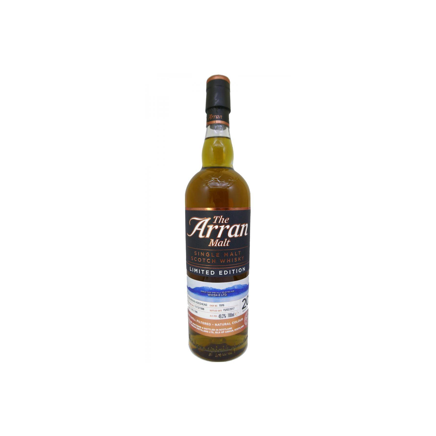 Arran Limited Edition 1996 20 Years Single Malt Whisky