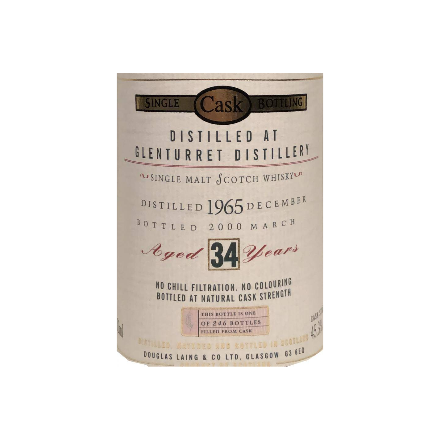 The Glenturret Old Malt Cask 1965 34 Years Single Malt Whisky 3