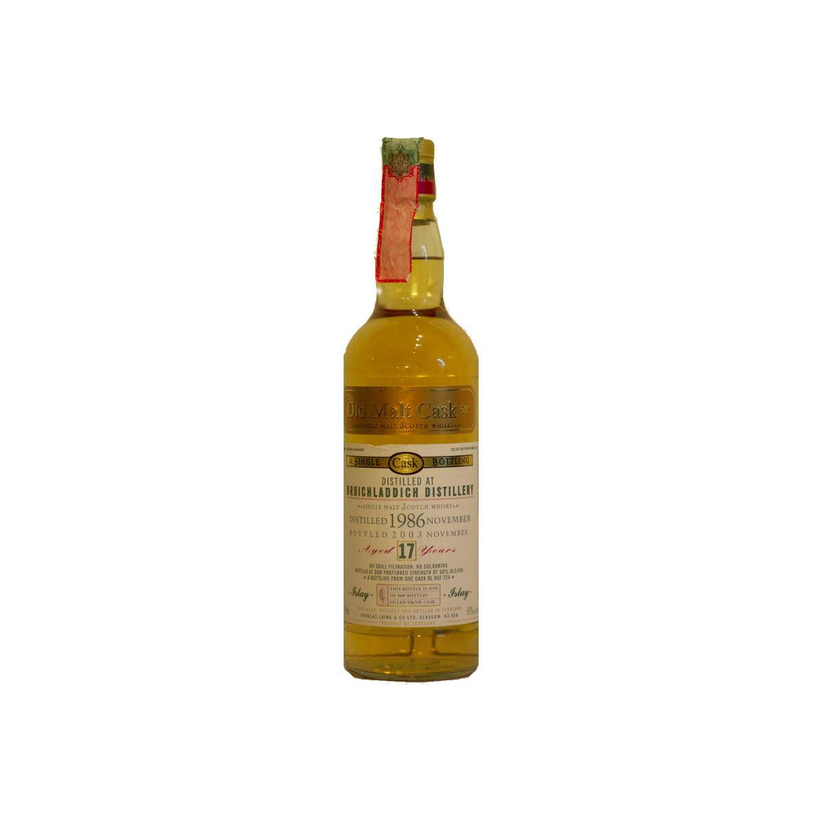 Bruichladdich Old Malt Cask 1986 17 Years Single Malt Whisky