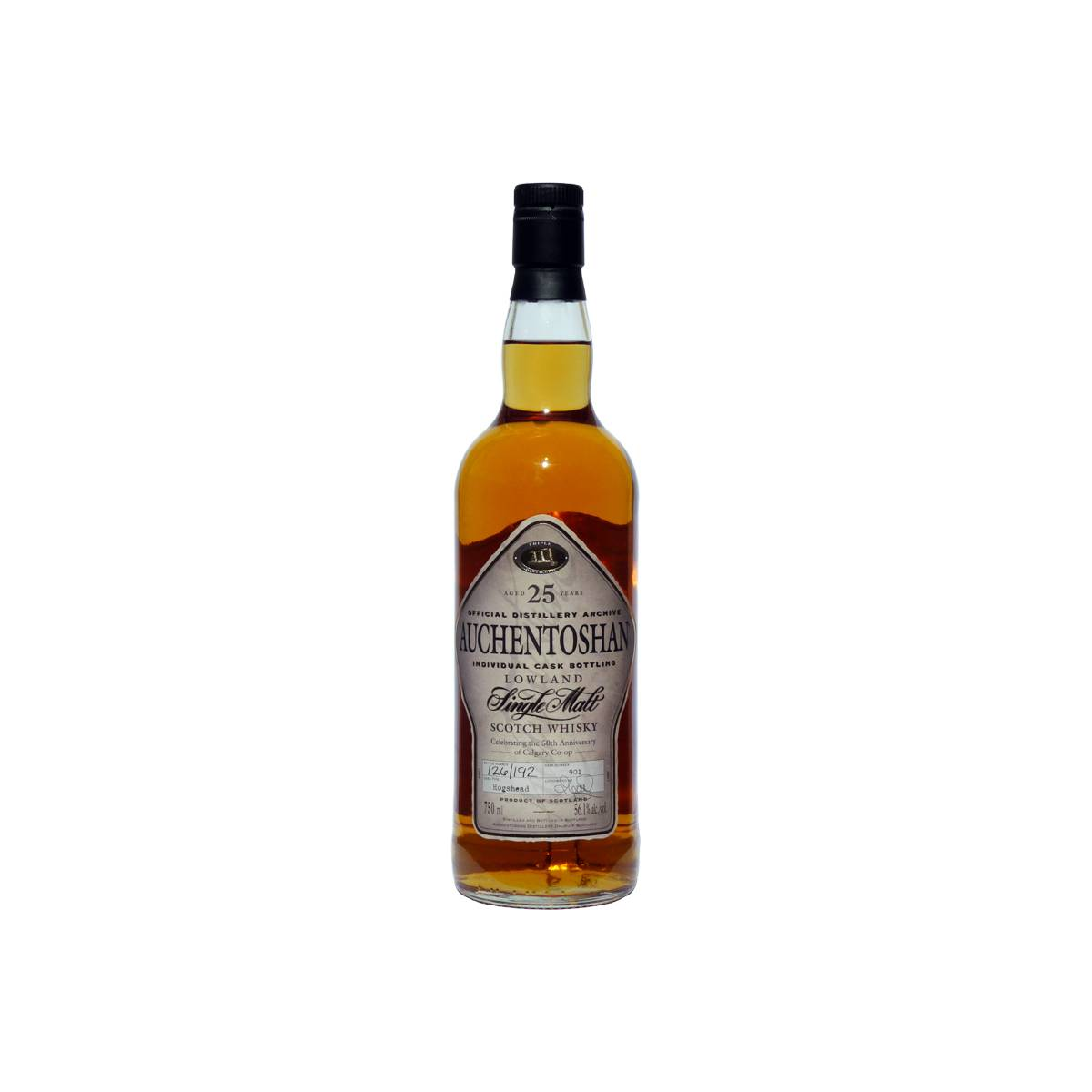 Auchentoshan Individual Cask Bottling 25 Years Single Malt Whisky