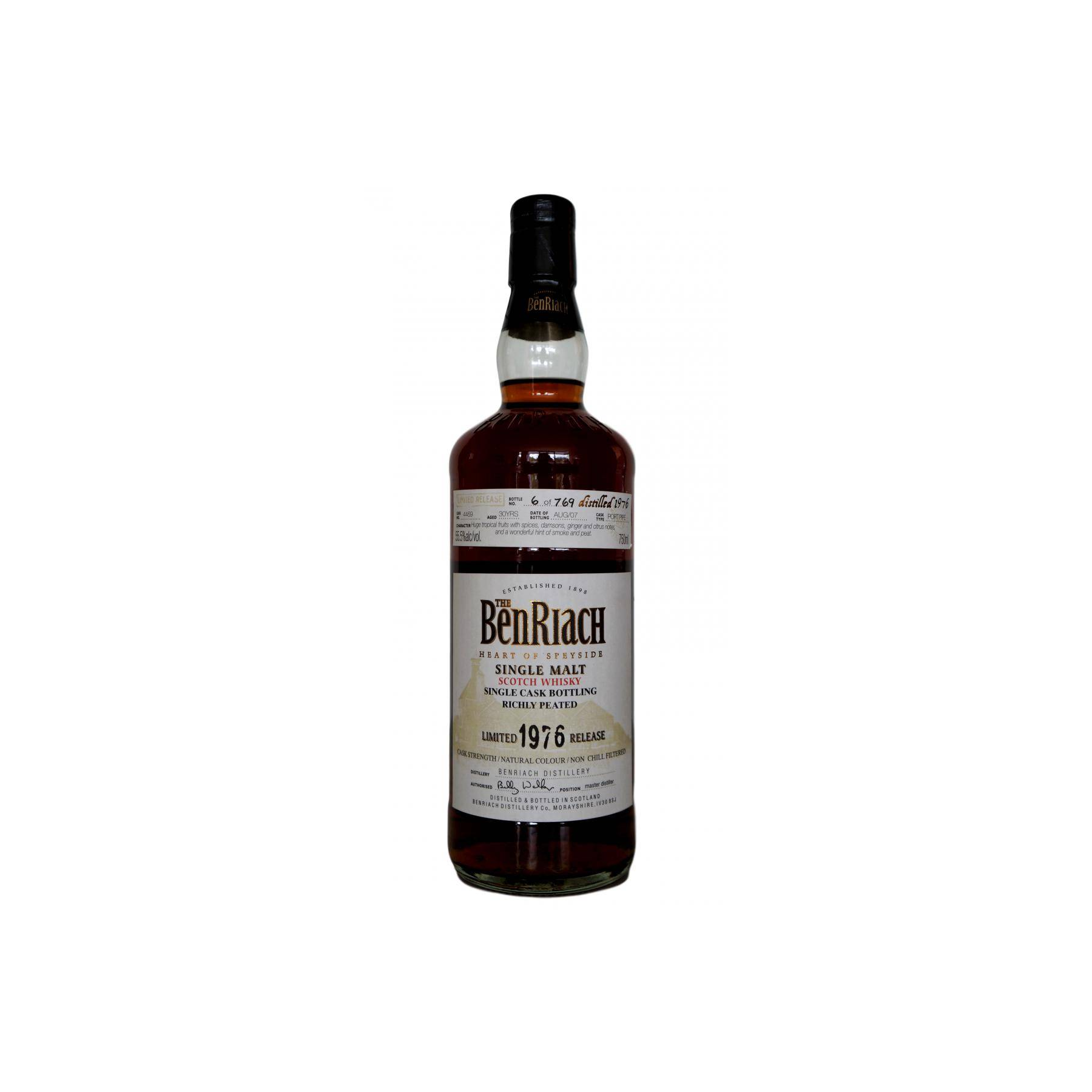 BenRiach 1976 30 Years Single Malt Whisky
