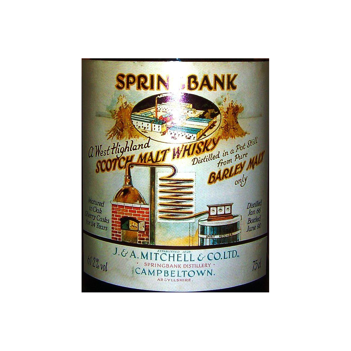 Springbank 1966 24 Years Single Malt Whisky 3