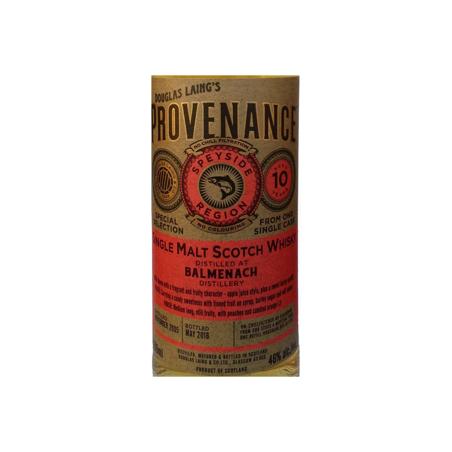 Balmenach 2005 10 Years Single Malt Whisky 2
