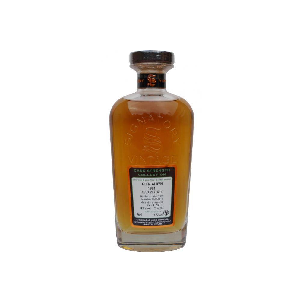 The Scotch Malt Whisky Society Cask Strength Collection 1981 29 Years Single Malt Whisky
