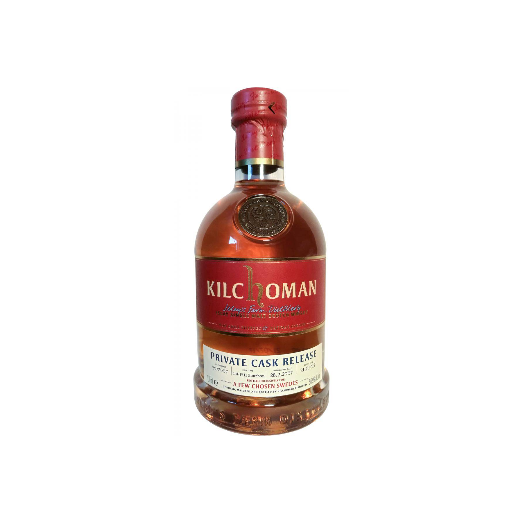 Kilchoman 2007 10 Years Single Malt Whisky