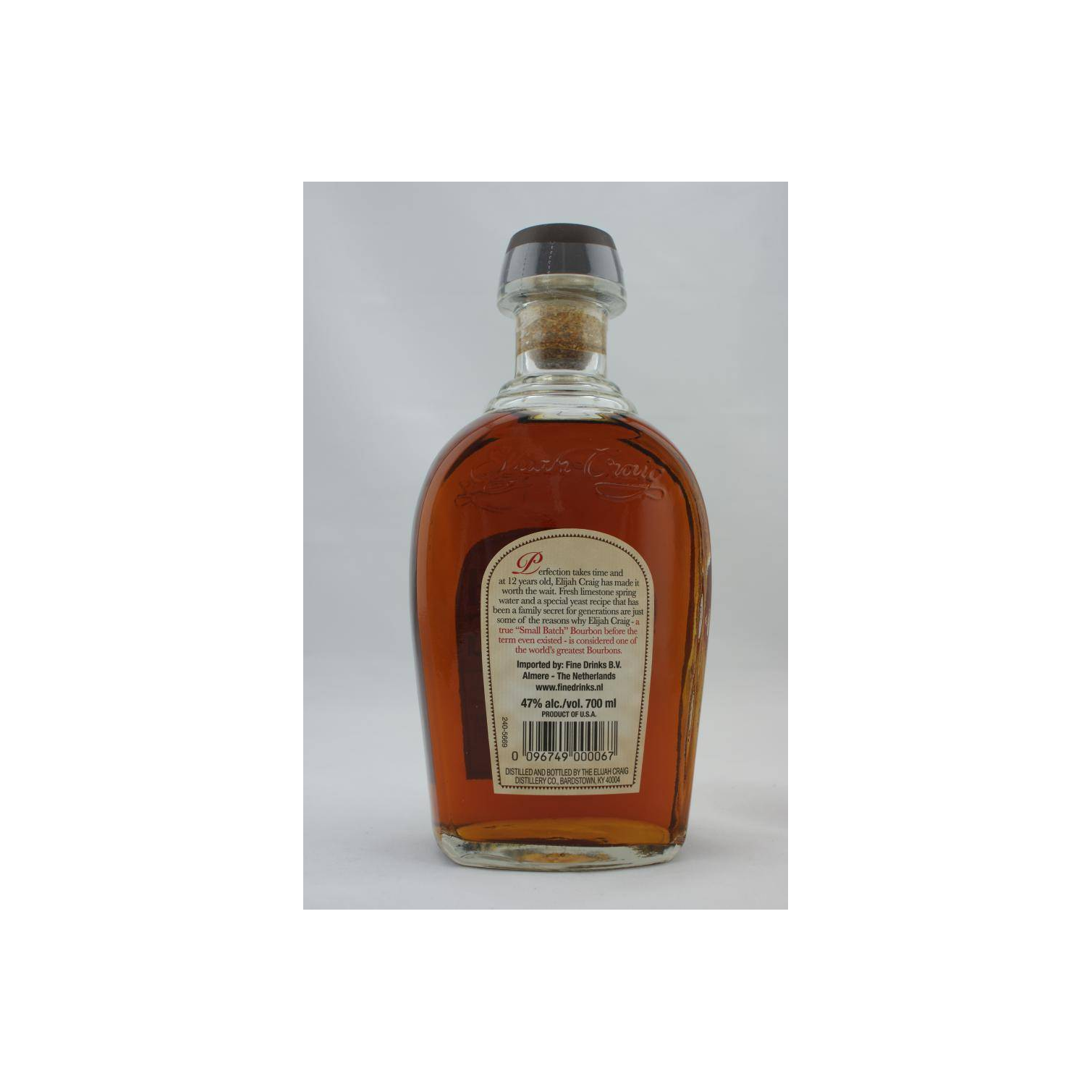 Elijah Craig Small Batch 12 Years Bourbon Whisky 3