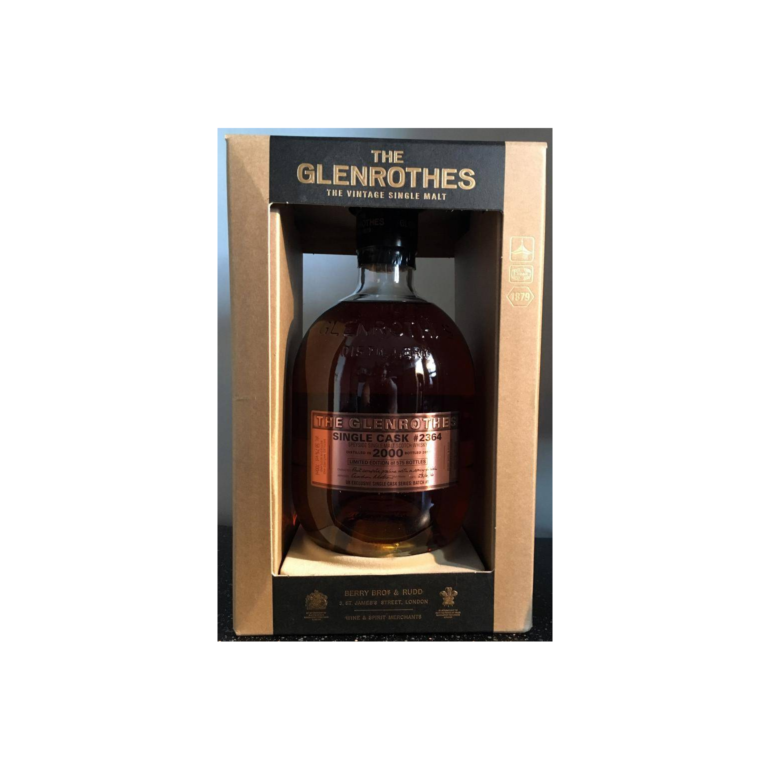 The Glenrothes Single Cask 2000 17 Years Single Malt Whisky 3