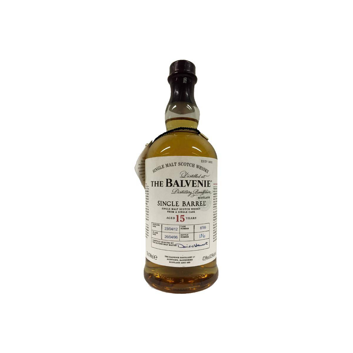 The Balvenie Single Cask 1996 15 Years Single Malt Whisky