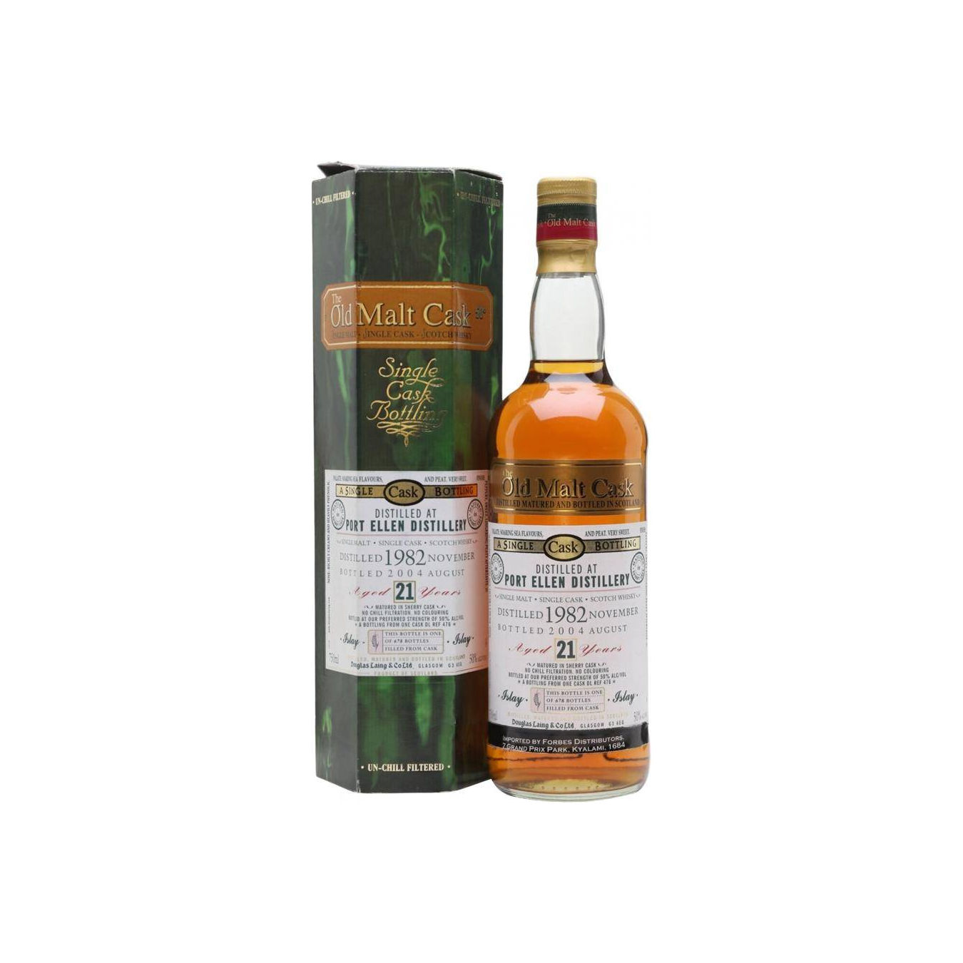 Port Ellen Old Malt Cask 1982 21 Years Single Malt Whisky