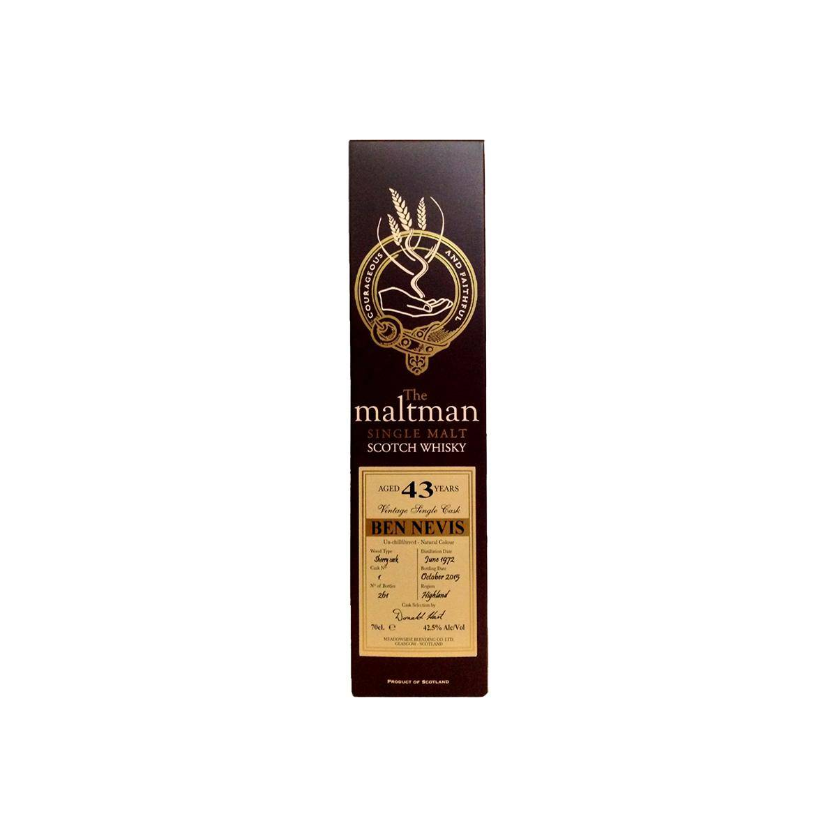 Ben Nevis 1972 43 Years Single Malt Whisky 2