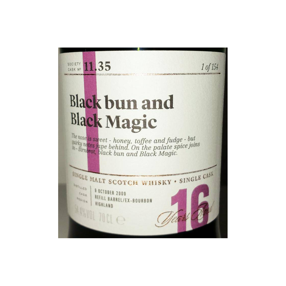 The Scotch Malt Whisky Society 2000 16 Years Single Malt Whisky 2