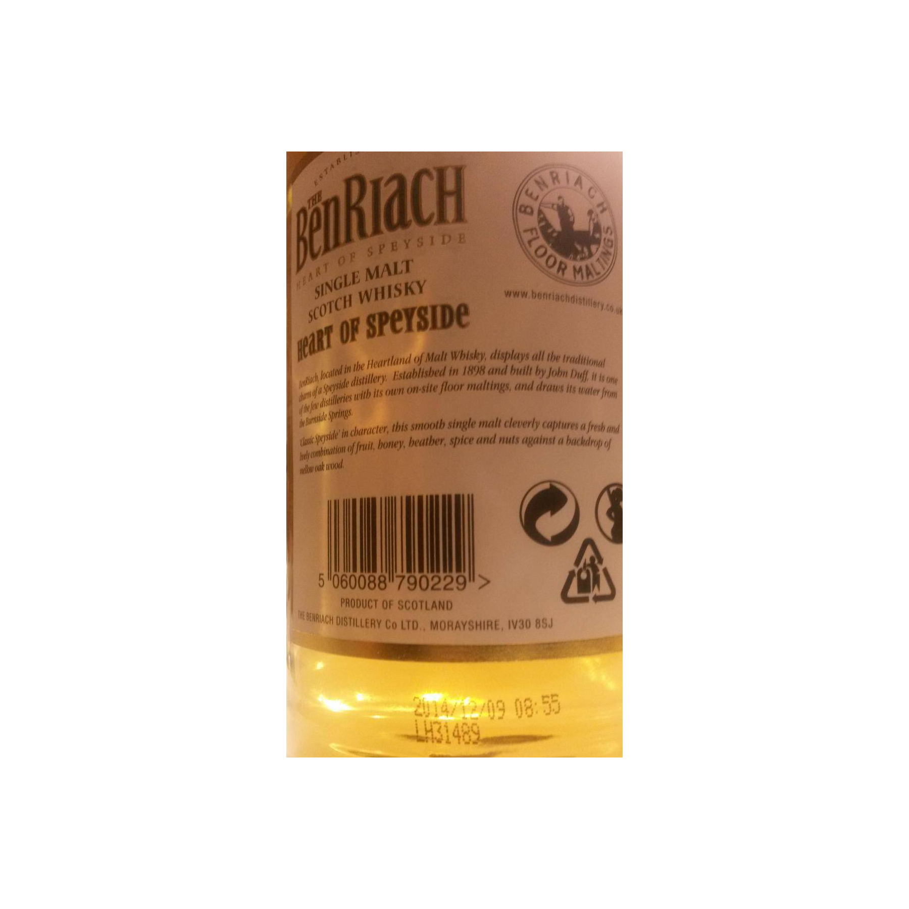 BenRiach Single Malt Whisky 3