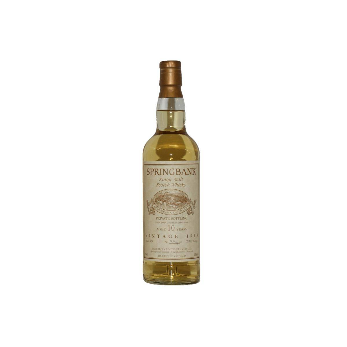 Springbank 1989 10 Years Single Malt Whisky