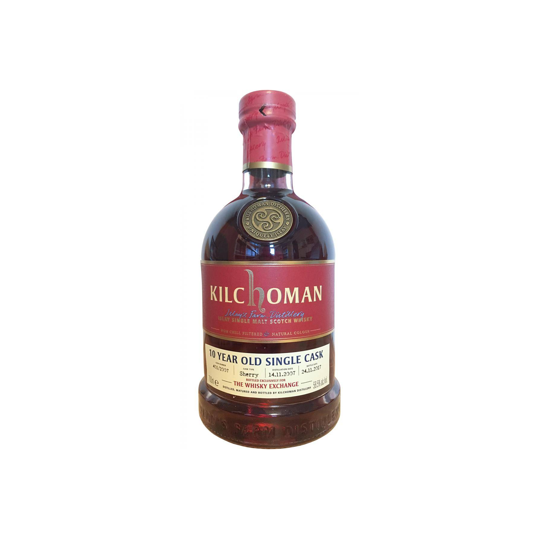 Kilchoman 2007 10 Years Single Malt Whisky