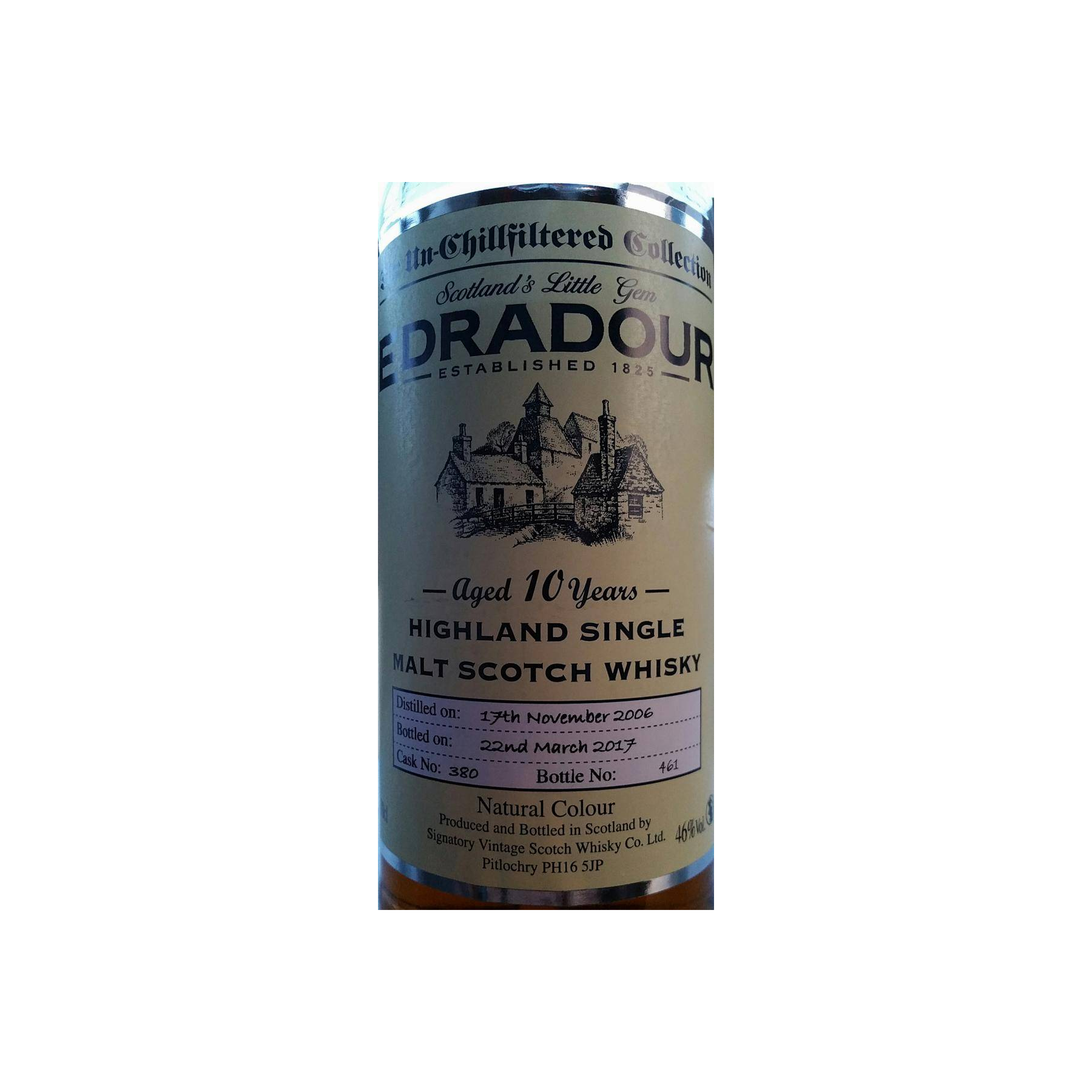 Edradour The Un-Chillfiltered Collection 2006 10 Years Single Malt Whisky