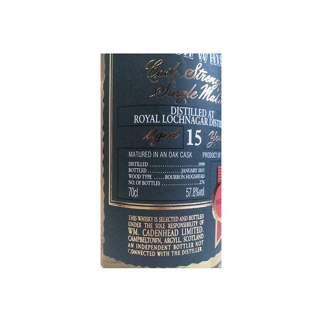 Royal Lochnagar Authentic Collection 1999 15 Years Single Malt Whisky 3