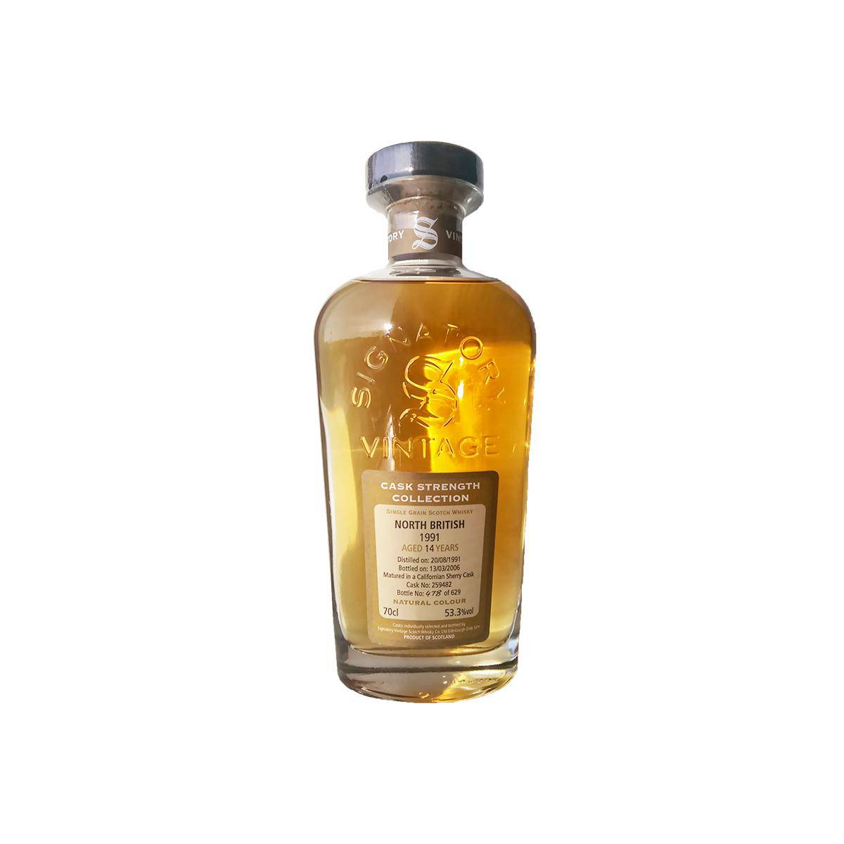 North British Cask Strength Collection 1991 14 Years Single Grain Whisky